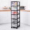JEKO&JEKO 6-Tier Rolling Kitchen Storage Cart