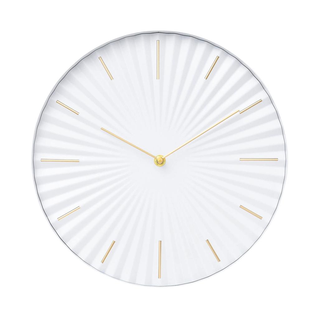 Francfranc Radiate Wall Clock, White
