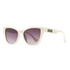 Women's Fashionable and Retro Cat-eye Sunglasses UV400 Ultraviolet-proof Outdoor Large Frame Shades Glasses Eye Protection