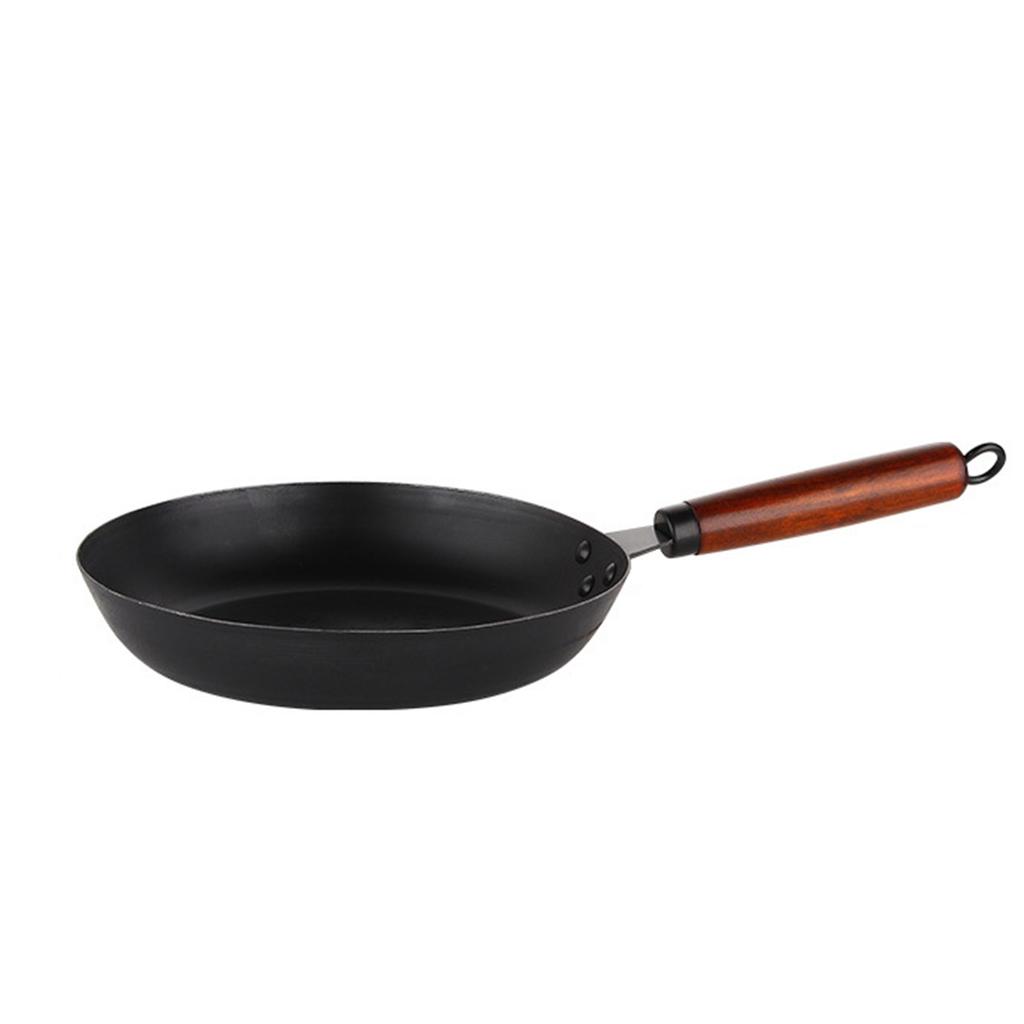 Cast Iron Skillet Even Heating Versatile Comfortable Handle Cast Iron Frying Pan for Daily Home