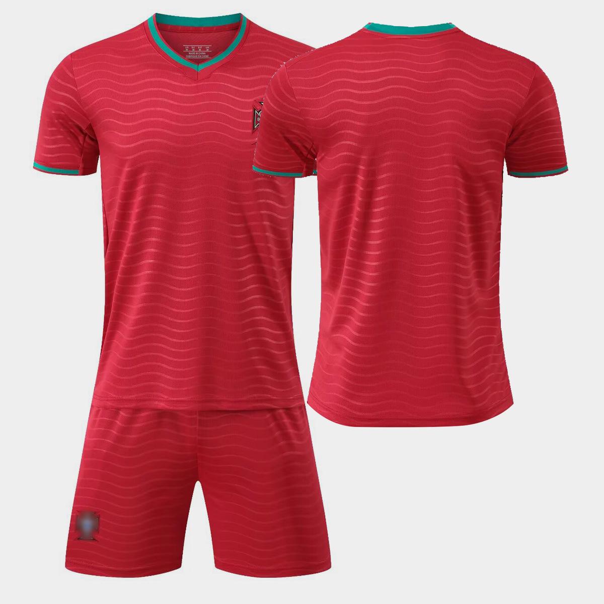 Portugal Home and Away Jersey Children s Football Uniform No.7 C Ronaldo B Fee Children Adult 16