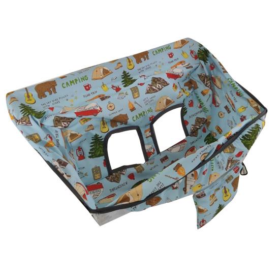 Bebek Alışveriş Arabası Kılıfı Karikatür Baskı Ağır Hizmet Tipi Katlanabilir Su Geçirmez Makinede Yıkanabilir Çocuklar