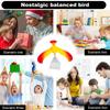 Balancierender Adler mit Pyramidenständer, magischer Vogel, Schreibtischdeko, lustiges Gadget, Neuheitsspielzeug, Geschenk für Kinder, Miniaturfiguren