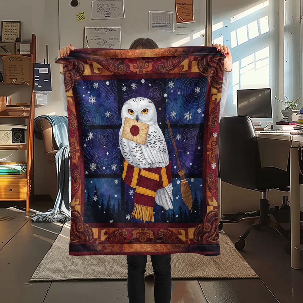 1 Peça Manta de Flanela com Estampa de Desenho Animado, Alta Qualidade Confortável para Todas as Estações, Decoração de Casa, Calor e Conforto, Perfeita para Presente de Natal Aniversário
