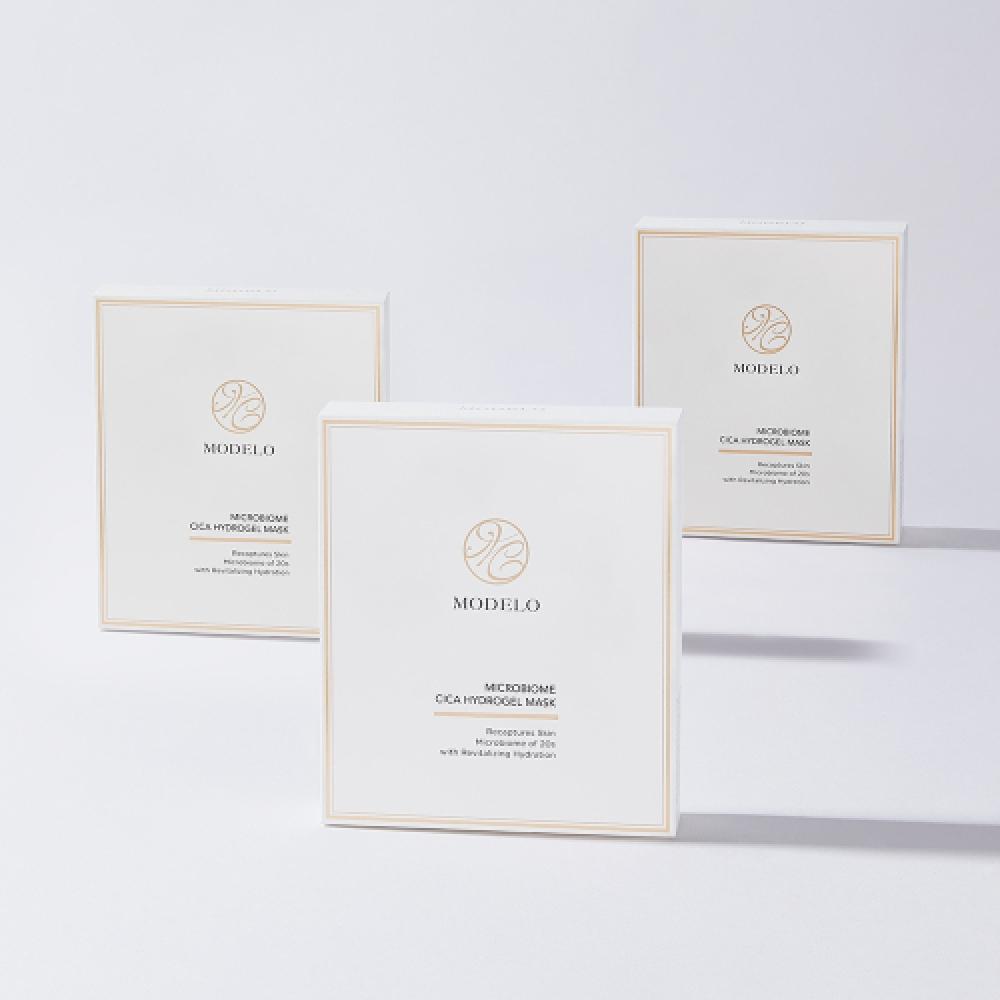 Medelo Microbiome Cica Hydrogel Mask Pack 1 Box  5 Sheets NONE