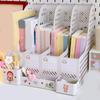Desk File Organizer Multiple Compartments Strong Plastic Large Capacity Detachable Large Capacity