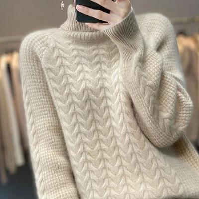 Pulover de damă cu gât tricotat de toamnă iarnă Pulover de femei Pulover Pull Femme Streetwear Pulover tricotat casual