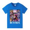 A1223 Kids Boys Girls Kpop Rumi Zoey Mira Print Short Sleeves T-shirt
