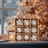 Christmas Ornaments Set 9 Pieces Hangable Balls Seasonal Decorations For Home Celebration Window Display Living Room Classroom