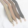 Women's Faux Leather Shoulder Strap Bag Accessory - Imitation Cowhide, Single Wide Short Handheld Strap