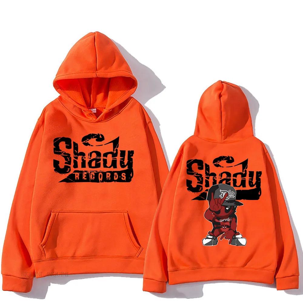 Houdini Album Printed Hoodies Eminem Shady Records Sweatshirts Streetwear Long Sleeve Casual Hip Hop Men Women Clothing
