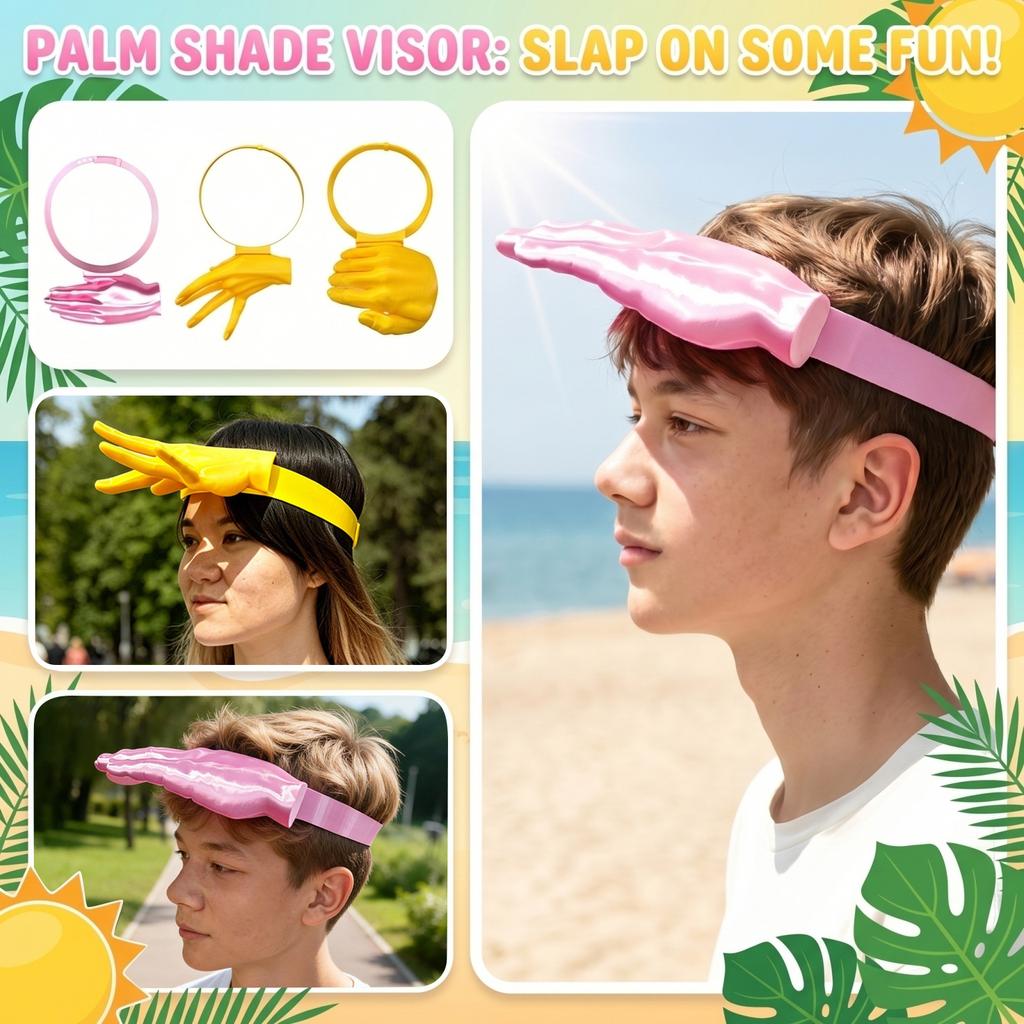 Creative -shaped Sun Hat, Funny Headband, Quirky Headwear, 3D Printed Sun Hat, Hand-shaped Sun Hat