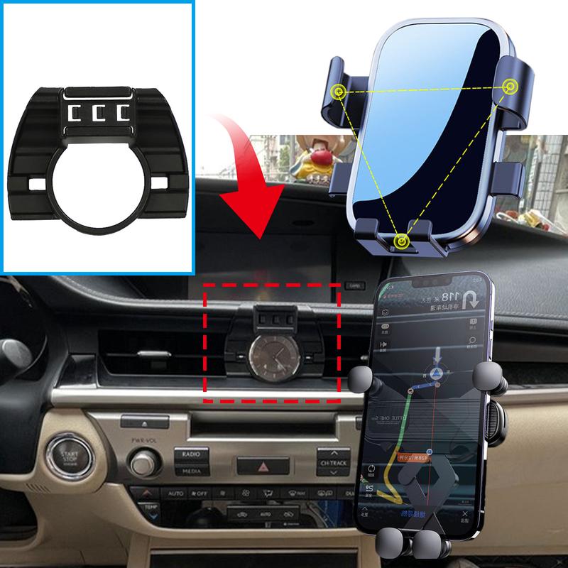GPS Bracket Navigation Stand Auto Accessories for Lexus ES 300h 350 XV60 2013 2014 2015 2016 2017 2018 Car Mobile Phone Holder
