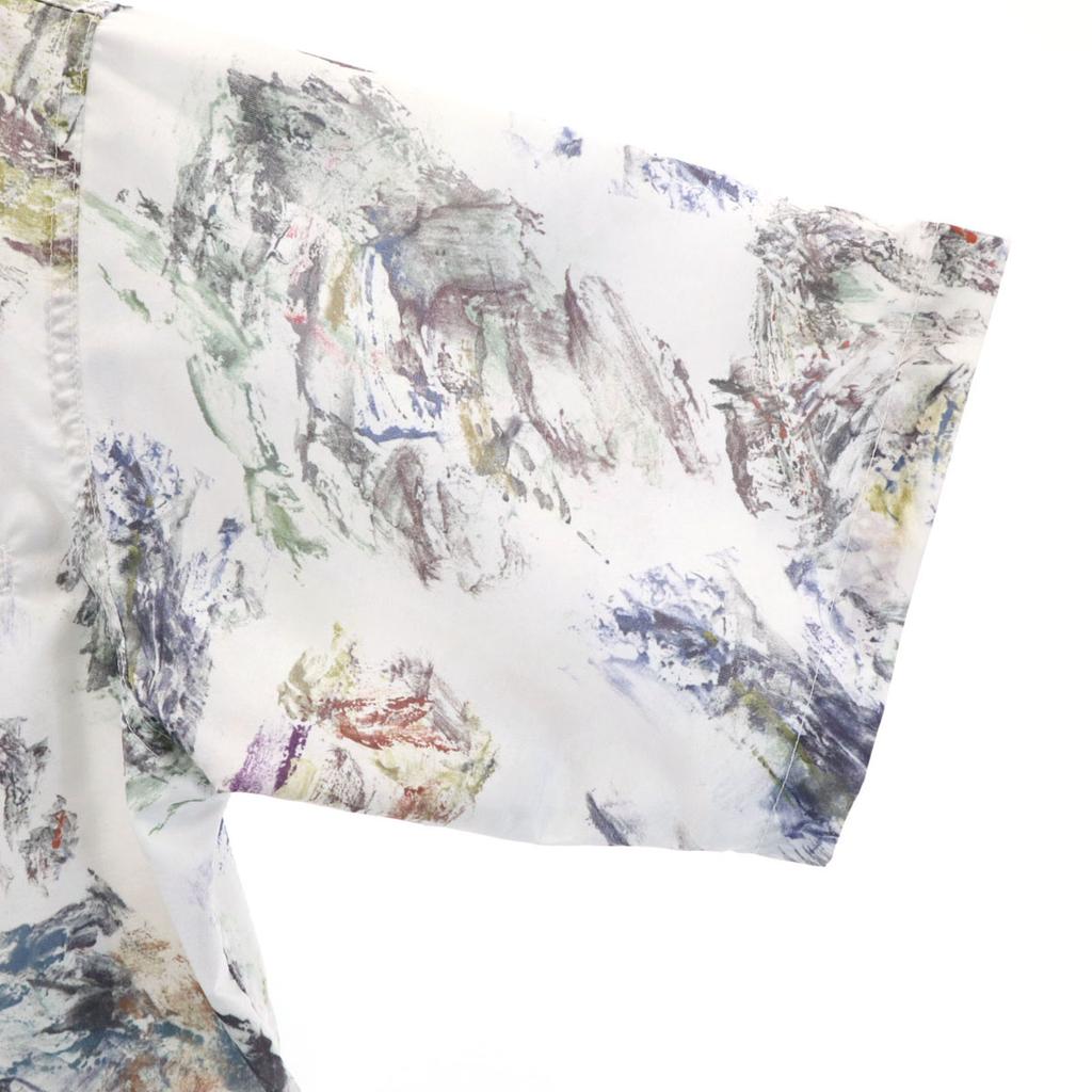 The North Face Overall Handle Short Sleeve Shirt WM White Outdoor NR22204 Women Used