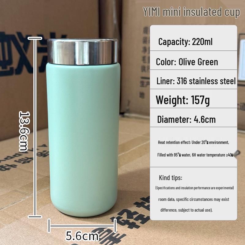 Mini Compact Insulated Lightweight Portable Cup with 316 Inner Liner for Outdoor & Office Use