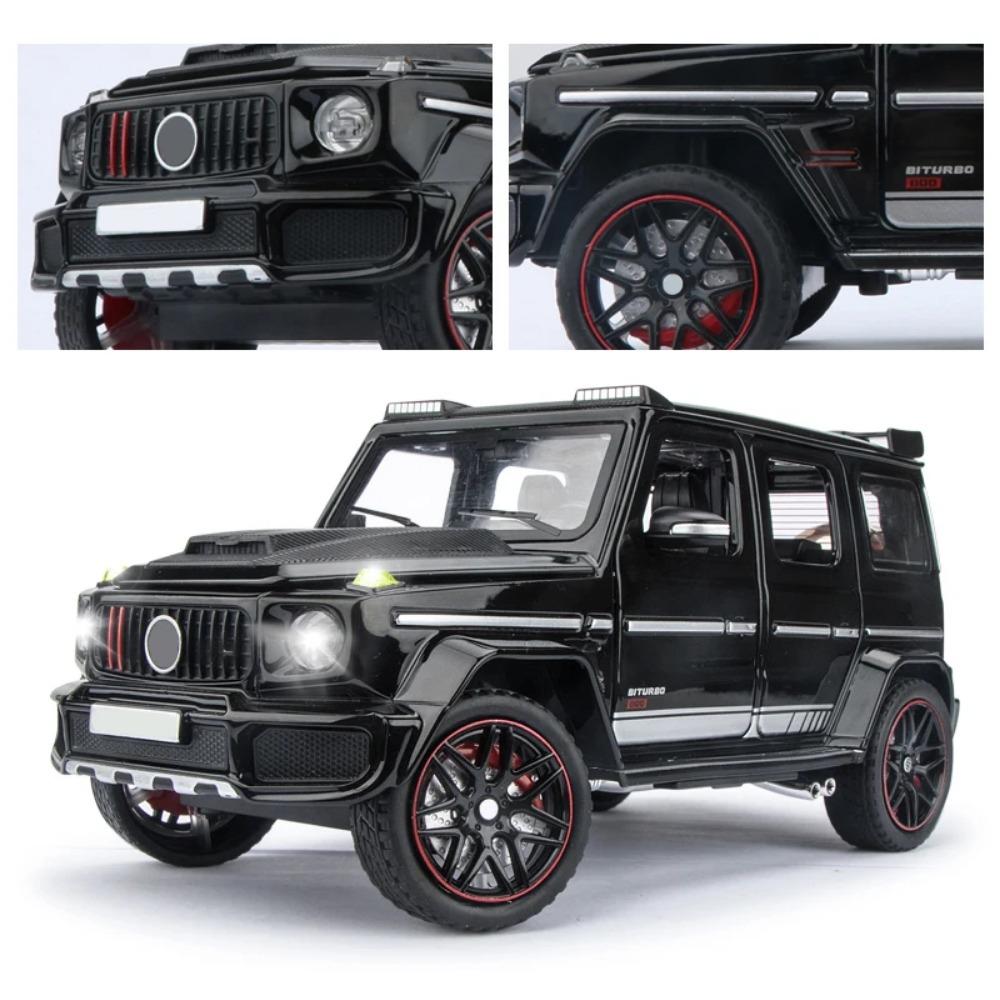 1/24 Scale Mercedes Benz G800 Off Road SUV Diecast Model Alloy Metal Car DIY Desktop Displays Home Trendy Toys Ornaments Sound & Light