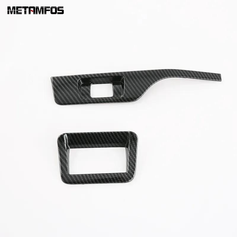 For Honda Civic 11th Gen -2024 2025 Integra -2025 Carbon Fiber Head Light Lamp Switch Button Trim Interior Accessories