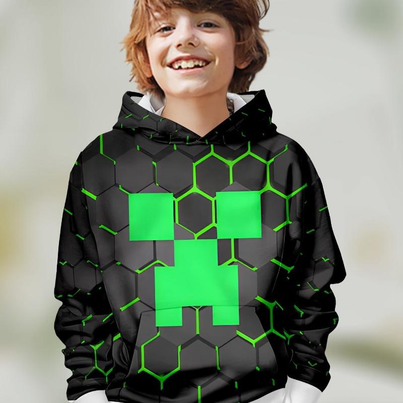 Abbigliamento per Bambini Felpe da Ragazzo Manica Lunga Stampa Cartoni Animati Abbigliamento Primaverile Autunnale per Bambini Casual Moda Outdoor Abbigliamento per Bambine Felpa Top