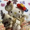 Sanrio Hello Kitty Plush Keychain Charm Strap for Car Decoration