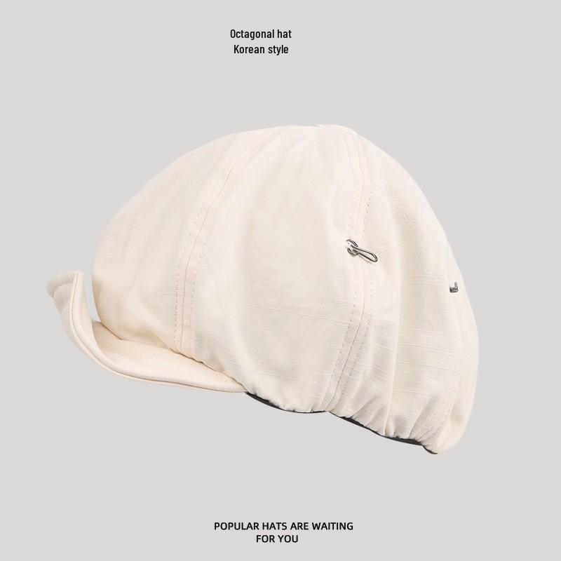 2025 Designer's Oversized Japanese Literary Women's Retro Painter Beret - Face Slimming Design