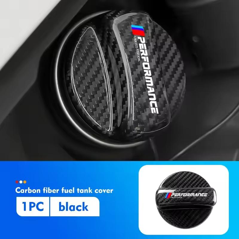 Carbon Fibre Fuel Cap Fuel Tank Decorative Protection Cover For BMW M Performance E46 E90 E60 F20 X1 F10 F30 X3 E70 E39 E36 E87