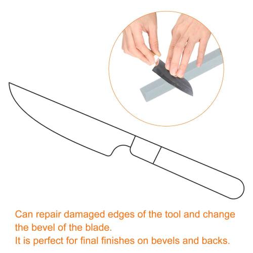 uxcell 4-Piece Knife Sharpening Stone Set, 400/600 Grit Triangular Knife Sharpening Stones for Knives, Scissors, and Kitchen Sharpening Tools