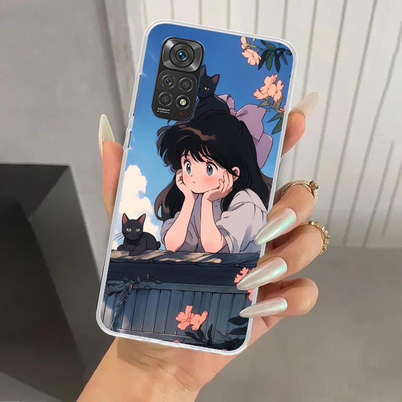 Cute Anime Ins Girls Animal Cat Phone Case for Xiaomi Redmi Note 15 14 14S 13 12S 12 Pro 11S 11 Plus 11T 11E 10S Soft Funda Prin