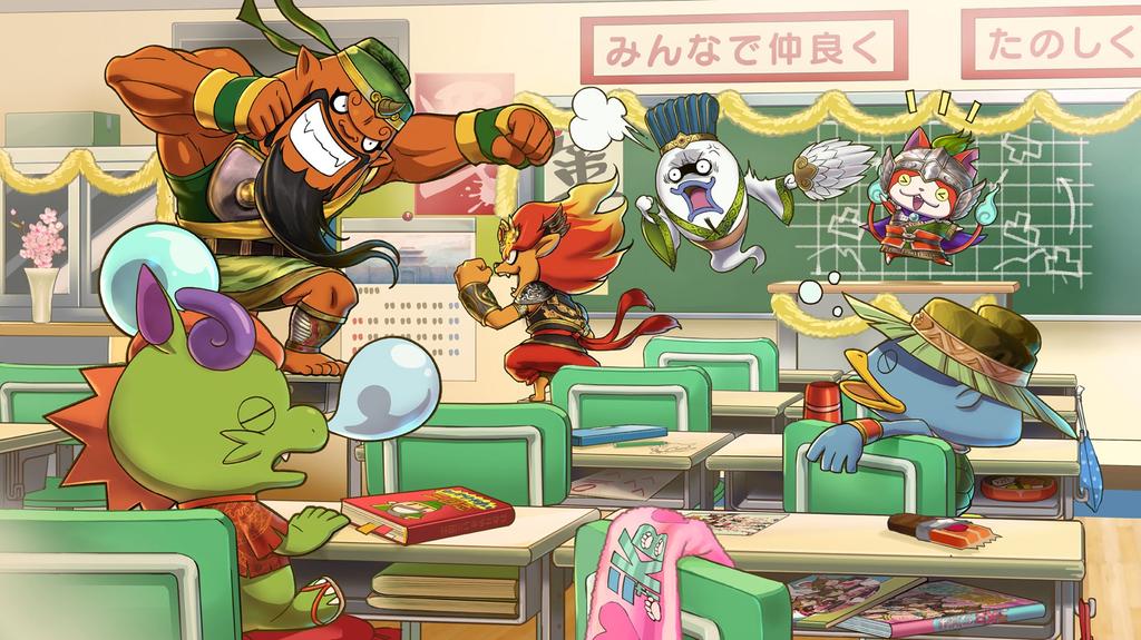 Yokai Sangokushi Komasan Sun Ce General Legend 3DS (Medalha de Bônus) -