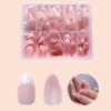Wearing High-end Nail Plates Nude Pink White French Fake Nail Plates 120 Nail Plates Yiwu Nail Art