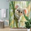 Adorable Koala in the Forest Shower Curtain - Water-Resistant, Easy to Clean, Adds a Touch of Nature and Charm to Your Bathroom