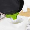 Silicone Liquido Liquido Tramoggia per Zuppa Gadget da Cucina Bordo Deviazione Antigoccia Utensili da Cucina Imbuto da Cucina