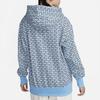 Nike Sportswear Phoenix All Over Print Hoodie Women hoodies Blue FN0366-412