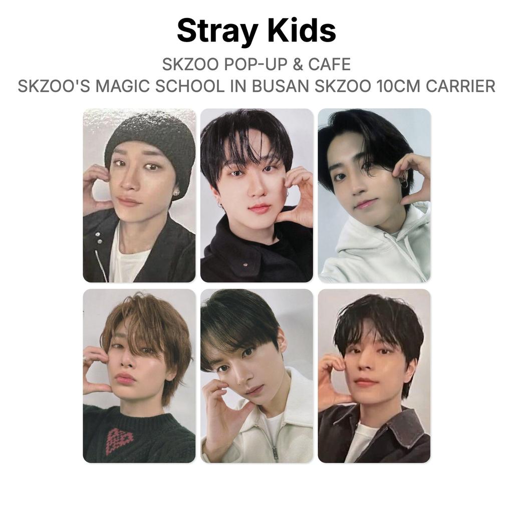 Stray Kids SKZOO POP-UP & CAFE SKZOO'S MAGIC SCHOOL IN BUSAN SKZOO 10CM CARRIER Official Photocard