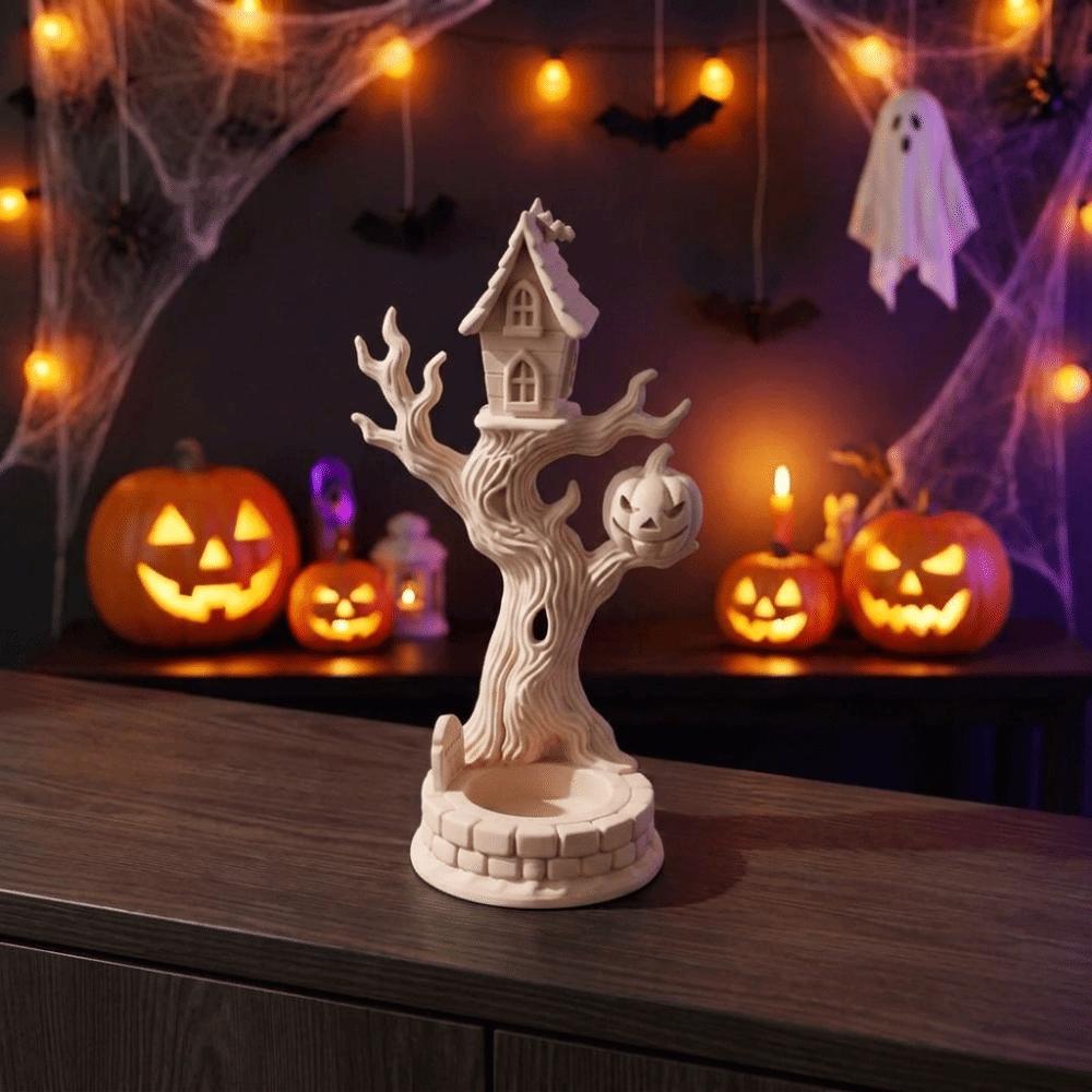3D Printing Halloween Tree Branch Ornaments Retro Desk Ornaments  Halloween