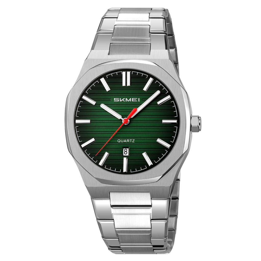 Steel belt men's watch simple business waterproof calendar quartz watch watch source