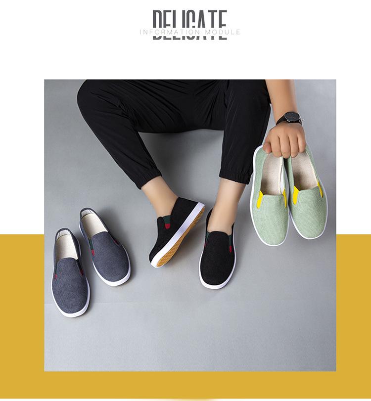 Herren Trendige Rutschfeste Cord-Slipper Arbeitsschuhe