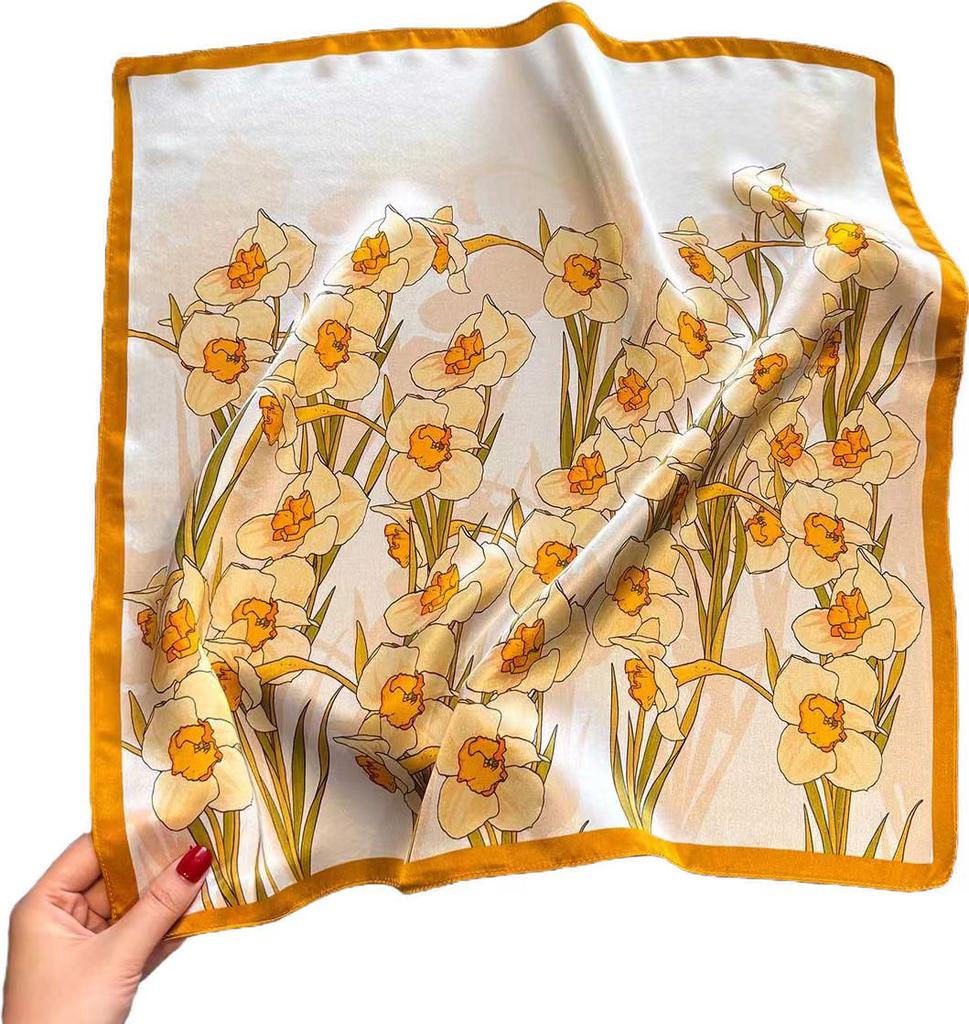 100% Mulberry Silk Scarf Women Shawls Wraps Foulard Scarves Pashmina Neckerchief Female Hijab Bandana Luxury Fashion bufanda