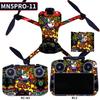 Decorative Sticker Kit for DJI Mini 5 Pro Waterproof Anti-Scratch Skin for Drone, Controller & Battery Manager