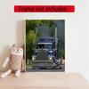 Kenworth 5D Diy Diamond Painting Round Diamond Diy Frameless Holiday Artwork Suitable For Home Office Wall Decoration