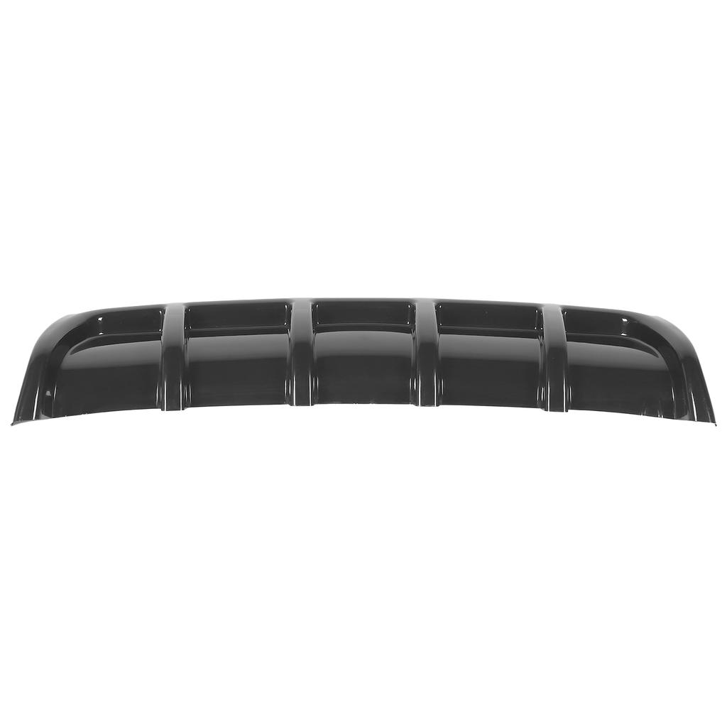 Universal Rear Spoiler Shark Fin Tail Insert Bumper Diffuser Lip Car Body ModifiedGlossy Black