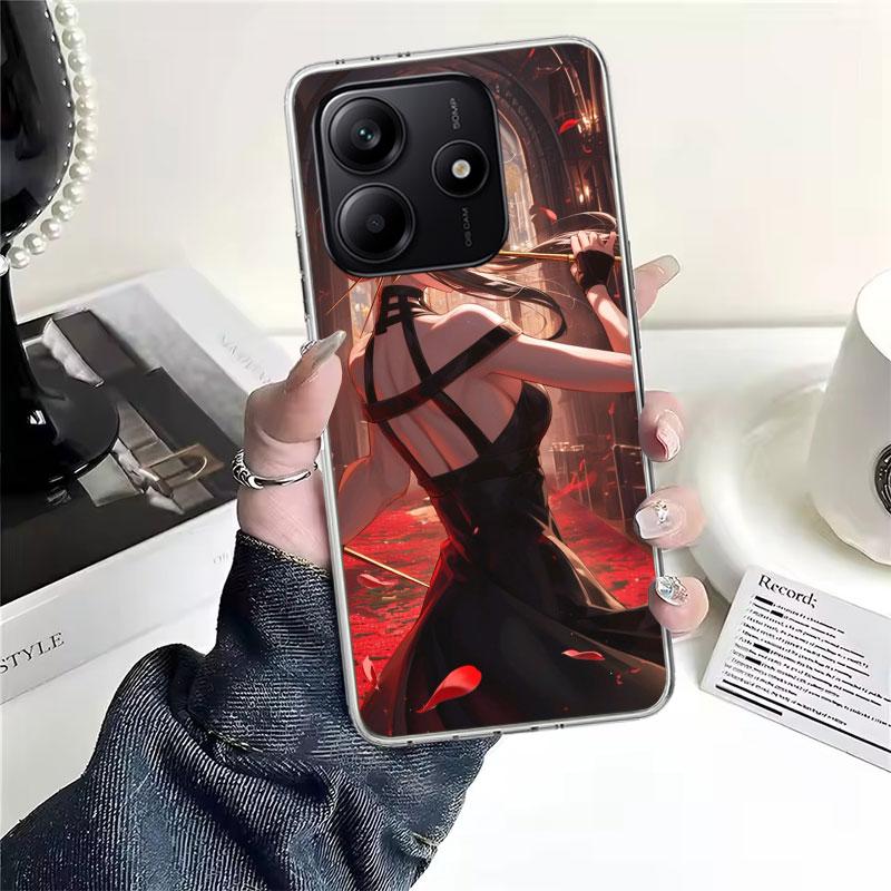 S-Spy Family Yor F-Forger Soft Phone Case For Xiaomi Redmi Note 15 14 14S 13 12 Pro Plus 12S 11 11S 11E 10 10S 11T 5G Fundas Coq