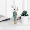 1Pc Easter Rabbit Nutcracker Resin Bunny Figurine Sculpture Holiday Nutcracker Doll
