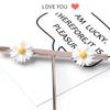 Women Girls Simple Daisy Flower Fresh Temperament Fashion Accessories Earrings Jewelry Ear Stud