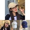 Trendy Women's And Men's Soft Top Baseball Cap With Letter Design For Sun Protection