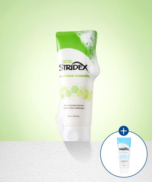 Blistex Stridex Cica Hyaluronic Acid Hyaluronic Acid Cleansing Foam 150ml Green Mildly Acidic Cleansing Foam 150ml