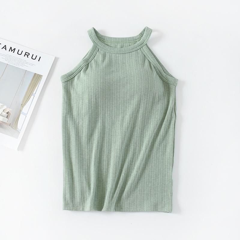 

Чашка без рукавов, интегрированный бюстгальтер, жилет с подкладкой, жилет для йоги M светло-зеленый