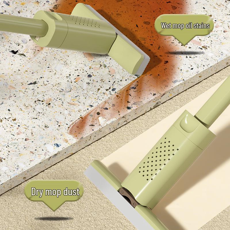 Mini Foldable PVA Mop - Hands-Free, Washable & Absorbent for Bathroom & Countertops