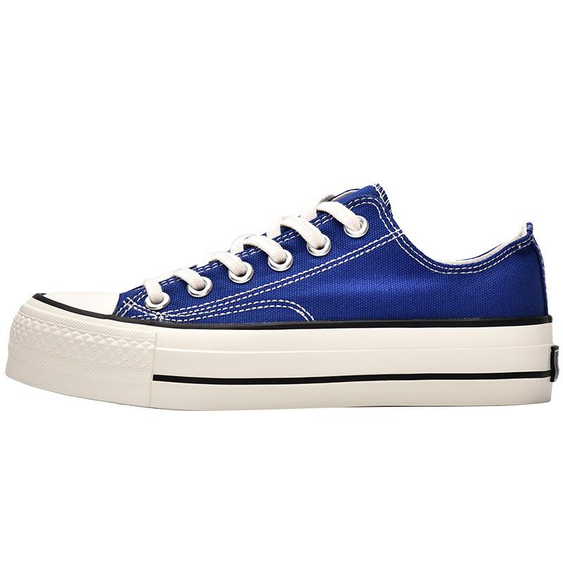 Platform Canvas Shoes Women's Muffin Shoes Heightening Board Shoes 5615 New Color