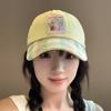 Embroidery Peaked Cap Spring Summer Snapback Cap Fashion Baseball Hat  Girls