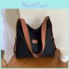 Chic Canvas Tote Bag Unique Shoulder Purse For Fall Seasonal Commuting Needs